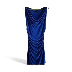 Ralph Lauren Royal Blue Midi Dress